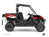 Yamaha Viking UTV Stage Graphic Kit Black Red