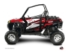 Kit Déco Portes Suicide XRW Stage SSV Polaris RZR 570/800/900 2008-2014 Noir Rouge