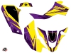 Suzuki Z 50 ATV Stage Graphic Kit Yellow Purple