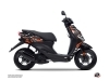 Yamaha NEOS Scooter Stars Graphic Kit Orange