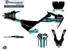 Kit Déco Moto Cross Start Husqvarna FC 250 Turquoise