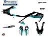 Kit Déco Moto Cross Start Husqvarna TC 85 Turquoise