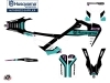 Husqvarna 300 TE Dirt Bike Start Graphic Kit Turquoise