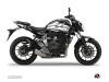 Yamaha MT 07 Street Bike Steel Graphic Kit Black White