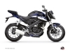 Yamaha MT 125 Street Bike Steel Graphic Kit Black Blue