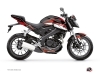 Yamaha MT 125 Street Bike Steel Graphic Kit Black Red