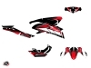 Yamaha MT 125 Street Bike Steel Graphic Kit Black Red