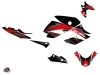 Kit Déco Moto Steel Yamaha XJ6 Noir Rouge