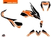 KTM Duke 690 Street Bike Storm Graphic Kit Orange Black