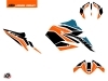 Kit Déco Moto Storm KTM Duke 790 Orange Bleu