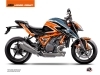 KTM Super Duke 1290 R Street Bike Storm Graphic Kit Orange Blue