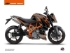 Kit Déco Moto Storm KTM Super Duke 990 Noir Orange