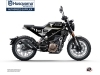 Husqvarna Svartpilen 125 Street Bike Straight Graphic Kit Black Grey