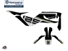 Husqvarna Svartpilen 125 Street Bike Straight Graphic Kit Black Grey