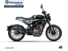 Kit Déco Moto Straight Husqvarna Svartpilen 401 Bleu Blanc