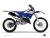 Kit Déco Moto Cross Stripe Yamaha 125 YZ Bleu Nuit