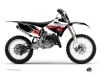 Kit Déco Moto Cross Stripe Yamaha 125 YZ Rouge