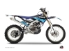 Yamaha 250 WRF Dirt Bike Stripe Graphic Kit Black