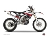 Yamaha 250 WRF Dirt Bike Stripe Graphic Kit Red