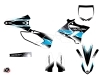 Yamaha 250 YZ Dirt Bike Stripe Graphic Kit Black