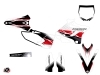 Yamaha 250 YZ Dirt Bike Stripe Graphic Kit Red