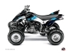 Yamaha 350 Raptor ATV Stripe Graphic Kit Black