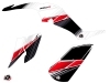 Yamaha 350 Raptor ATV Stripe Graphic Kit Red