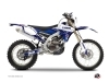 Kit Déco Moto Cross Stripe Yamaha 450 WRF Bleu Nuit