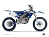 Kit Déco Moto Cross Stripe Yamaha 450 YZF Bleu Nuit