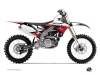 Yamaha 450 YZF Dirt Bike Stripe Graphic Kit Red