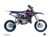 Kit Déco Moto Cross Stripe Yamaha 65 YZ Rose