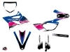 Yamaha 85 YZ Dirt Bike Stripe Graphic Kit Pink