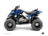 Kit Déco Quad Stripe Yamaha 90 Raptor Bleu