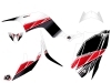 Yamaha 90 Raptor ATV Stripe Graphic Kit Red
