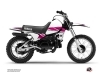 Kit Déco Moto Cross Stripe Yamaha PW 80 Rose