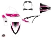 Yamaha PW 80 Dirt Bike Stripe Graphic Kit Pink