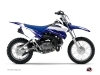 Kit Déco Moto Cross Stripe Yamaha TTR 110 Bleu Nuit