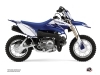 Kit Déco Moto Cross Stripe Yamaha TTR 50 Bleu Nuit