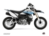 Kit Déco Moto Cross Stripe Yamaha TTR 50 Noir