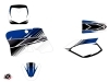 Kit Déco Moto Cross Stripe Yamaha TTR 90 Bleu