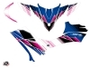 Yamaha 50 YFZ ATV Stripe Graphic Kit Pink