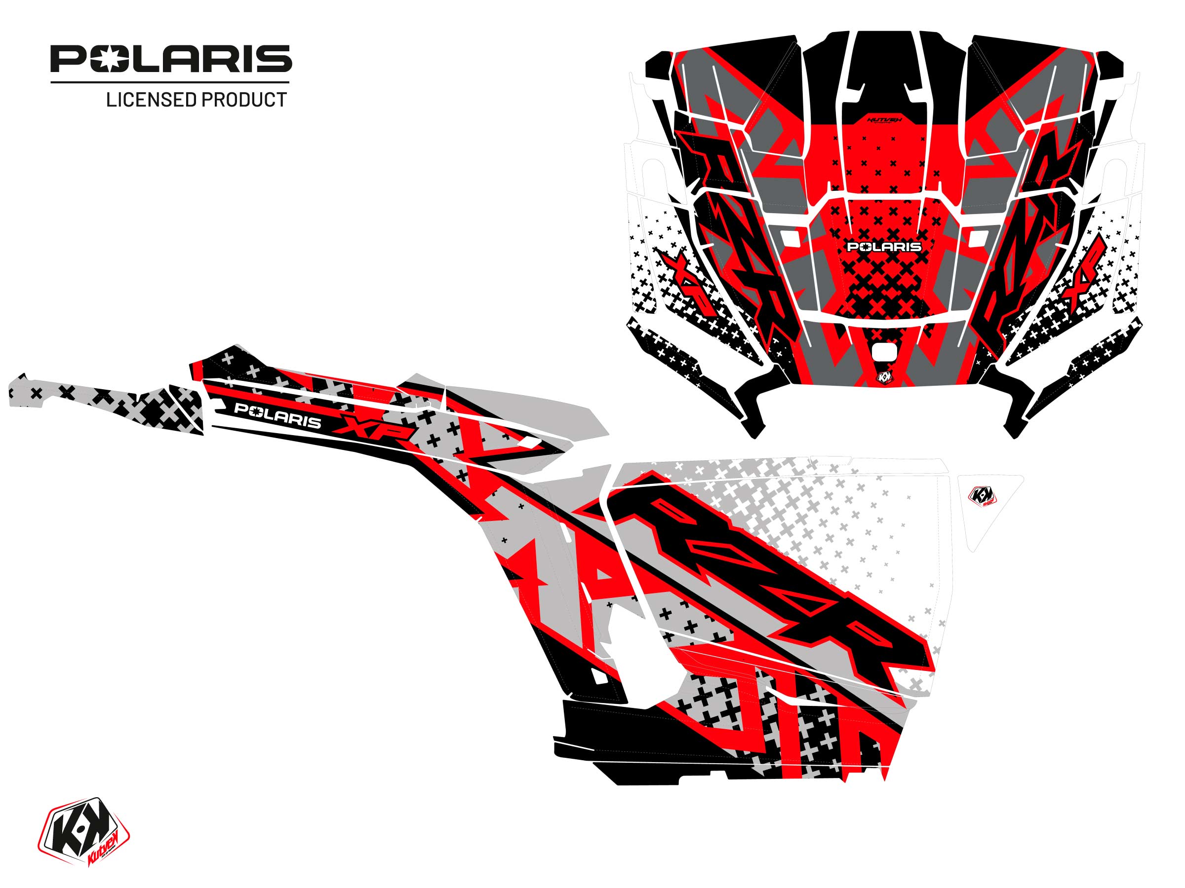 Kit Déco Ssv Stun Polaris Rzr Xp Blanc Full