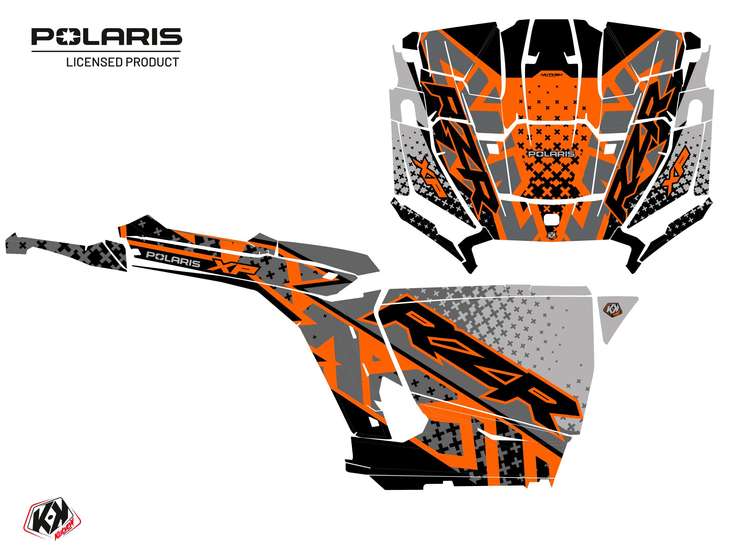 Kit Déco Ssv Stun Polaris Rzr Xp Orange Full