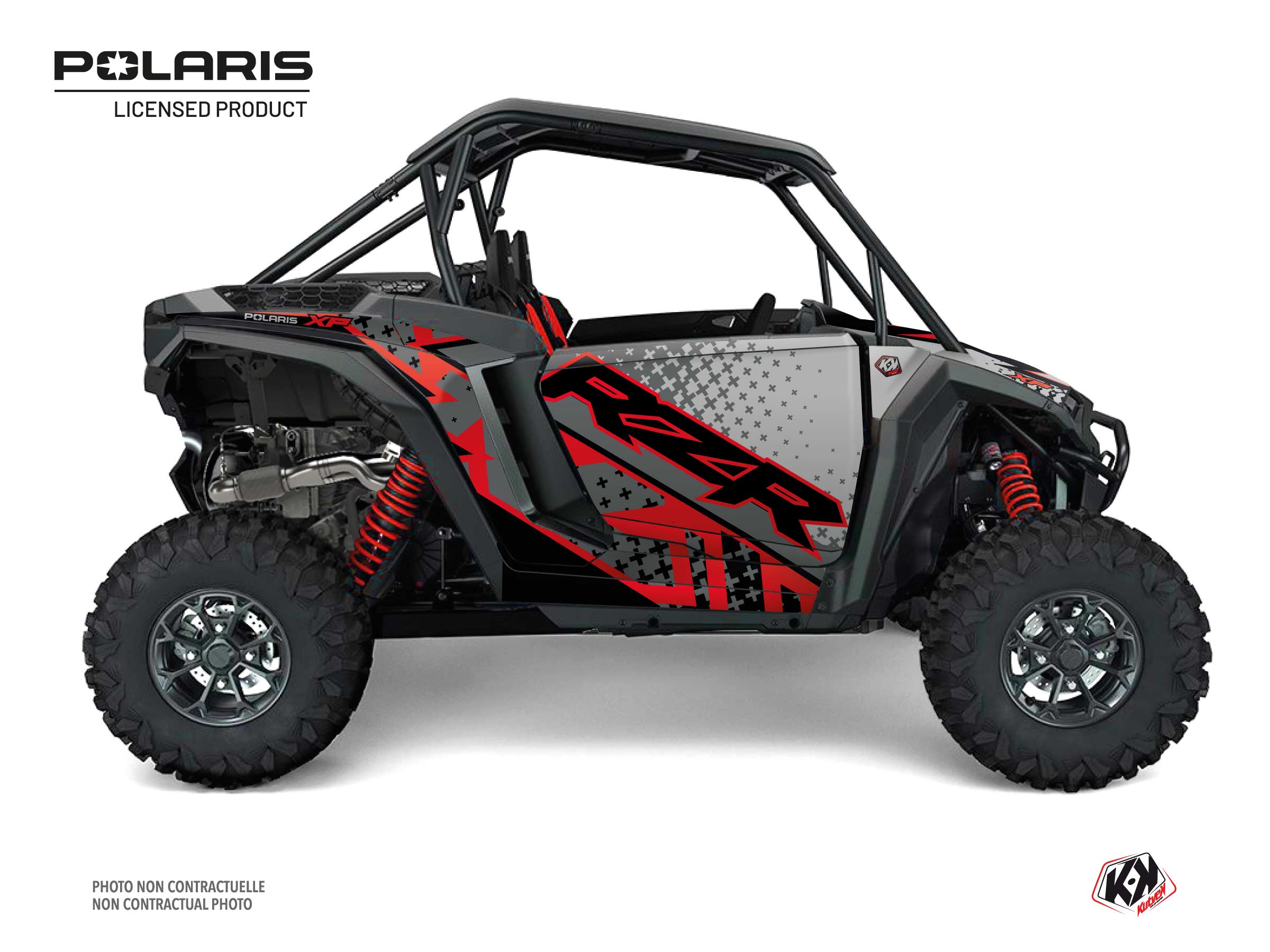 Polaris Rzr Xp Utv Stun Graphic Kit Red