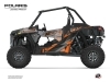 Polaris RZR XP Turbo UTV Stun Graphic Kit Orange