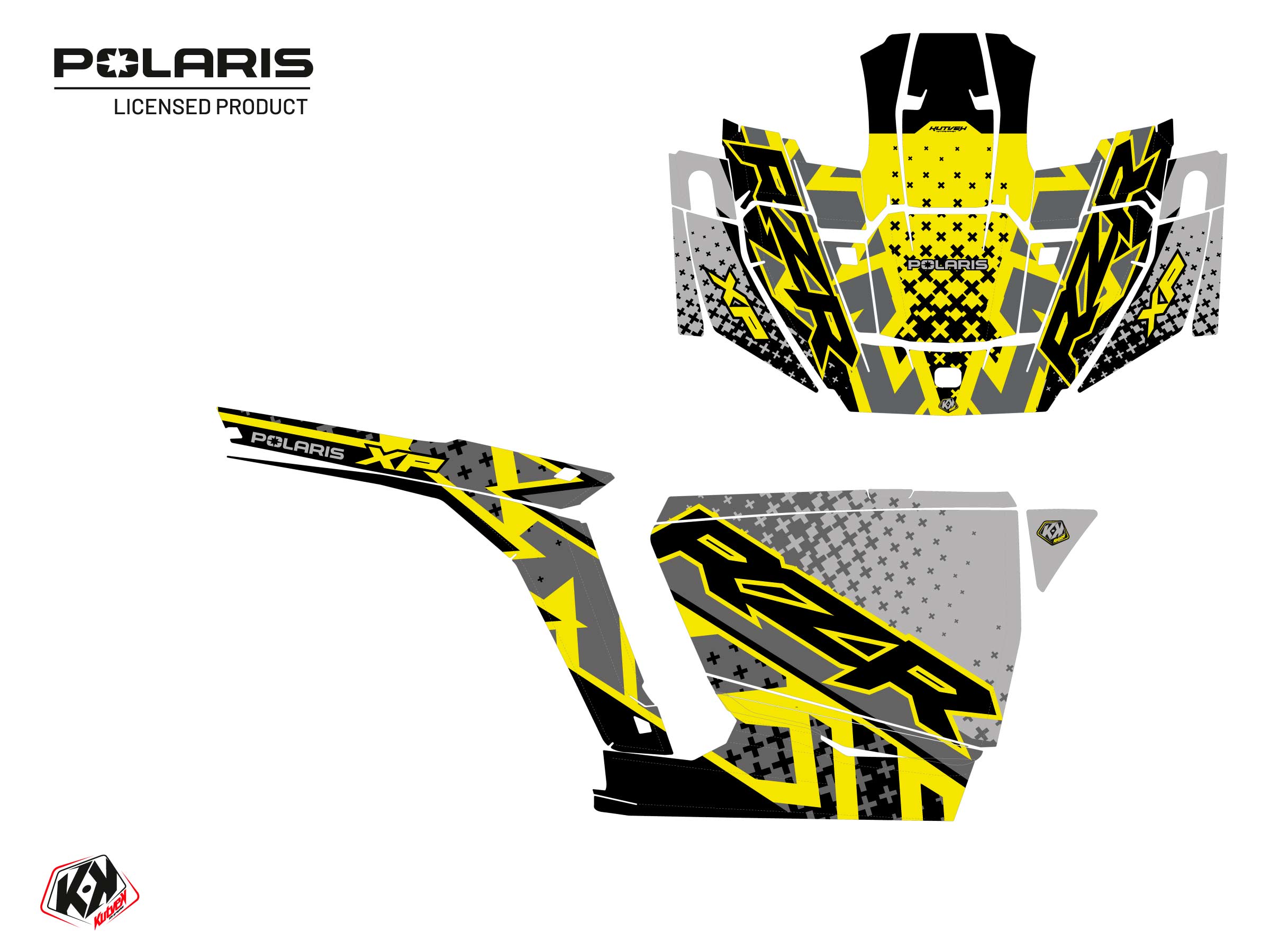 Kit Déco Ssv Stun Polaris Rzr Xp Vert/neon