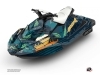 Kit Déco Jet-Ski Sunset Seadoo Spark Bleu Vert Full