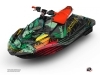 Kit Déco Jet-Ski Sunset Seadoo Spark Gris Vert Full