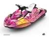 Seadoo Spark Jet-Ski Sunset Graphic Kit Pink Full