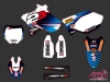 Yamaha 125 YZ Dirt Bike Replica Team 2b Graphic Kit 2012